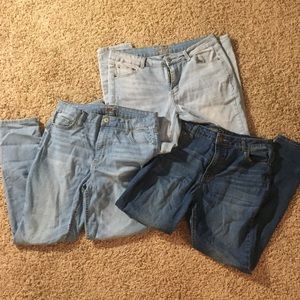 3 pairs Rue21 jeans